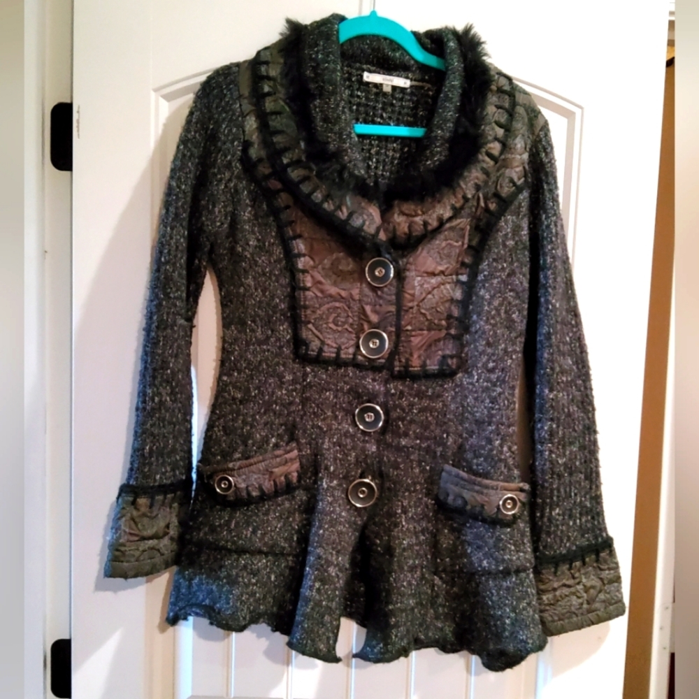 Button up sweater